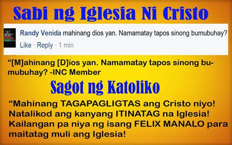Isang Diyos, ang Ama – Iglesia Ni Cristo (Church Of Christ).
